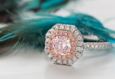 Pink Diamond Ring